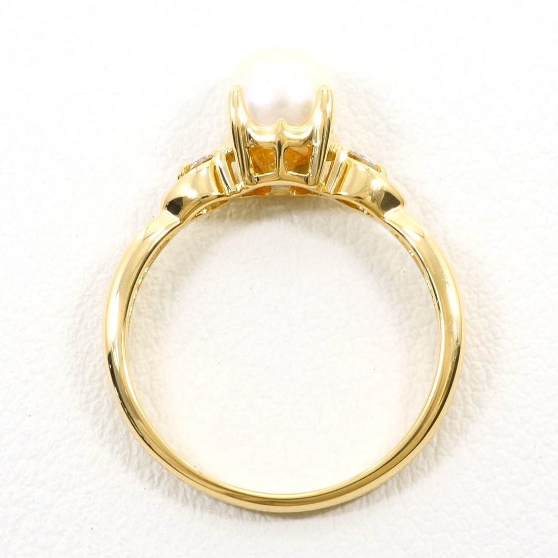 K18 GOLD RING PEARL - 2