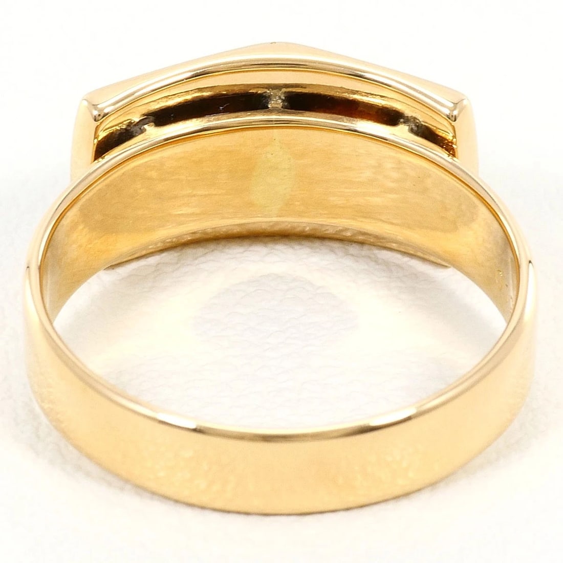 K18 GOLD RING DIAMOND - 4