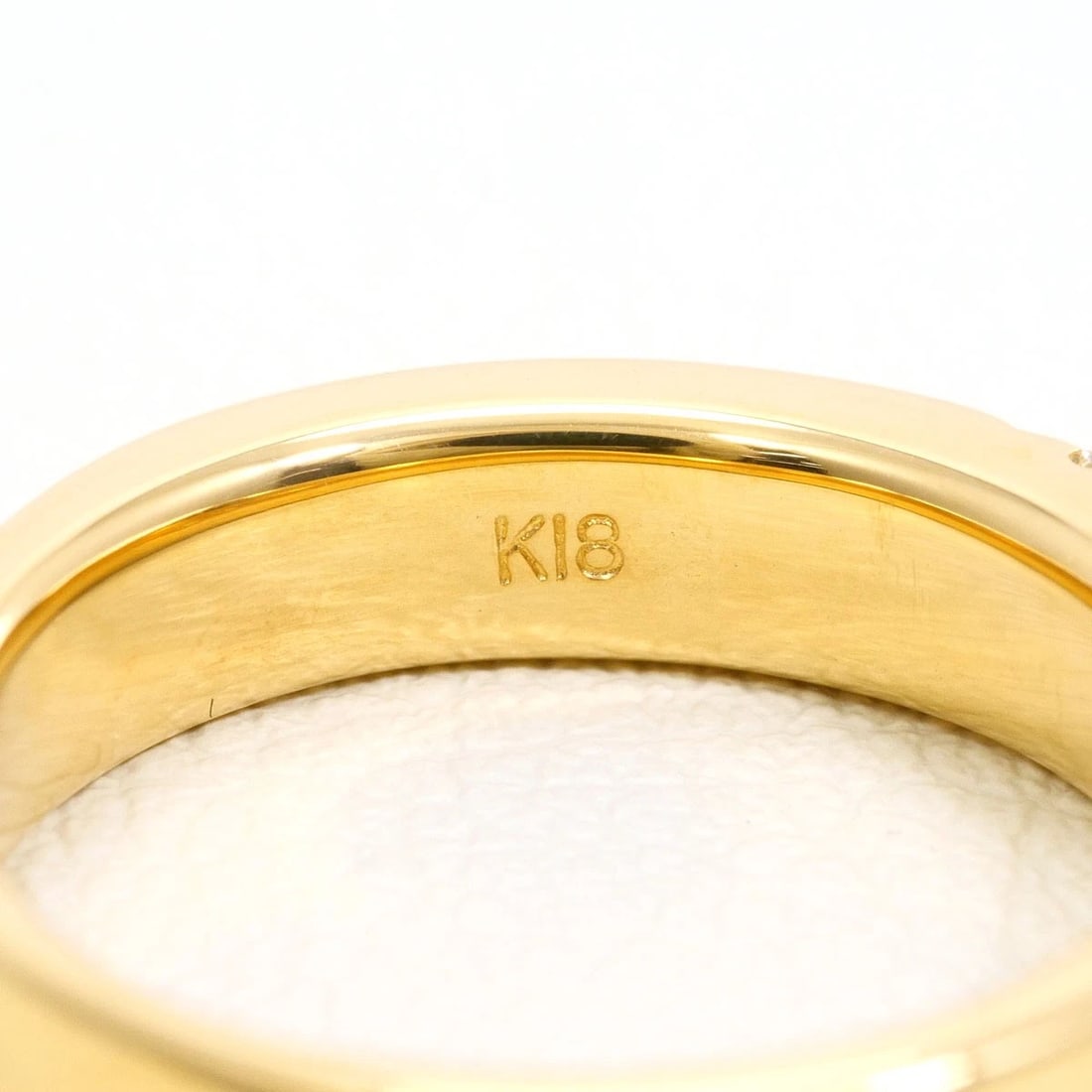 K18 GOLD RING DIAMOND - 5