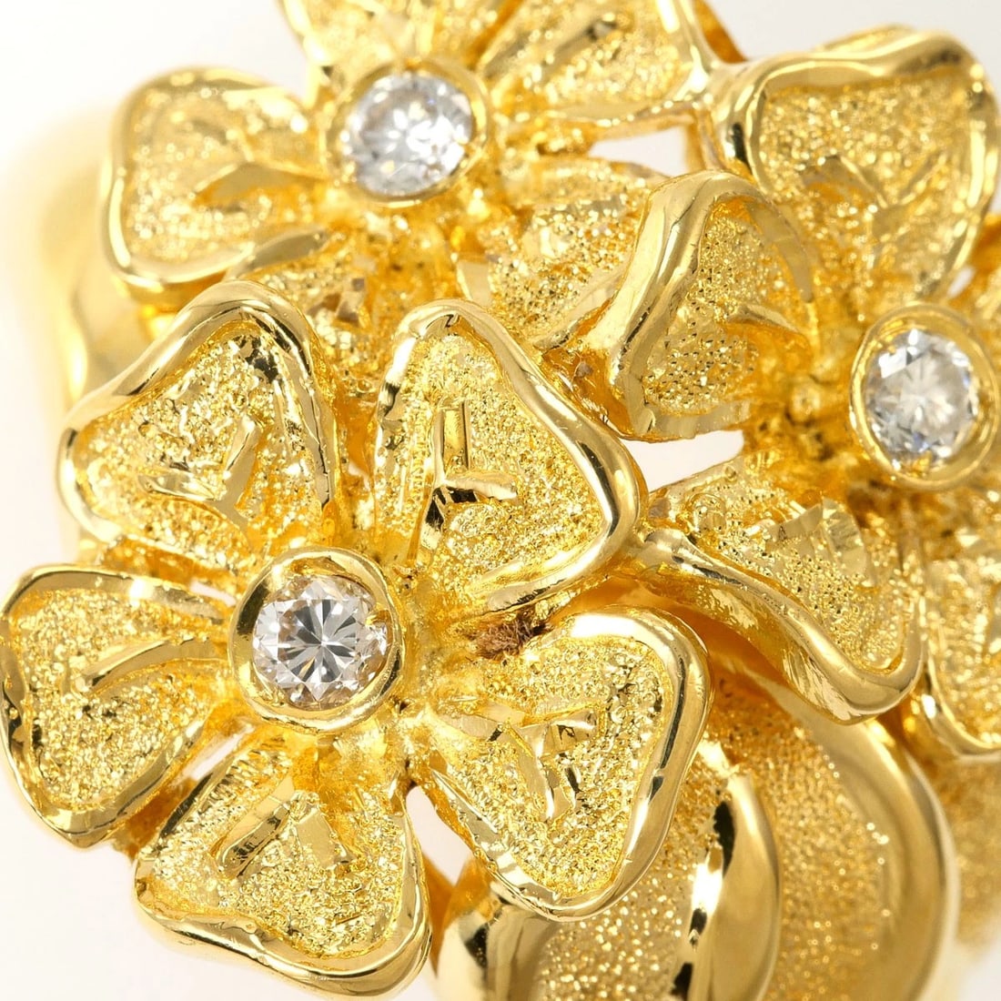 K18 GOLD RING DIAMOND - 2