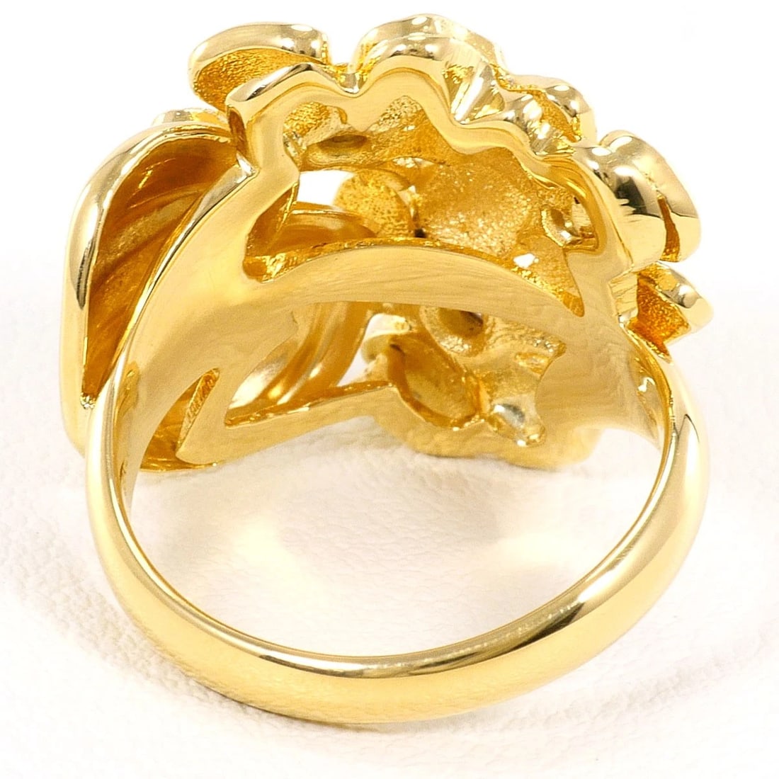 K18 GOLD RING DIAMOND - 4