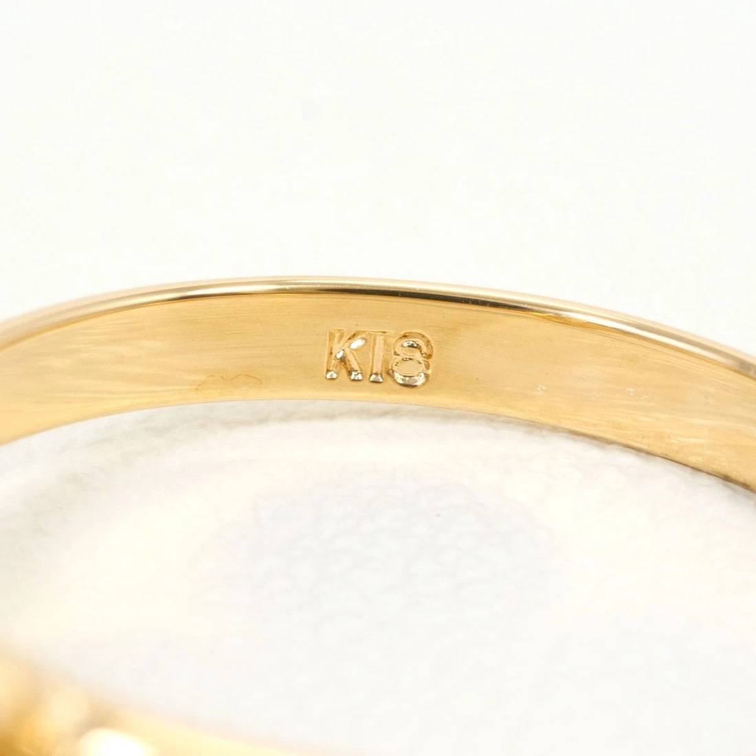 K18 GOLD RING DIAMOND - 4
