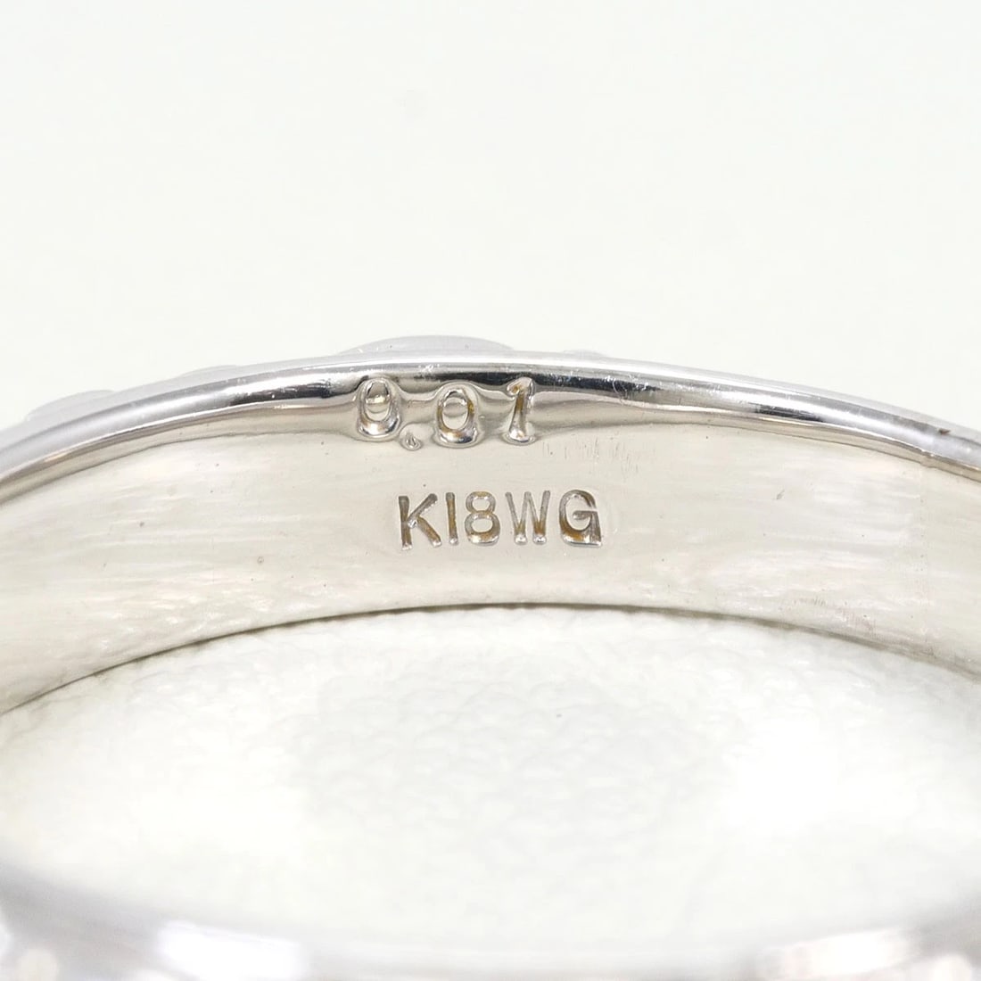K18 GOLD RING DIAMOND - 5