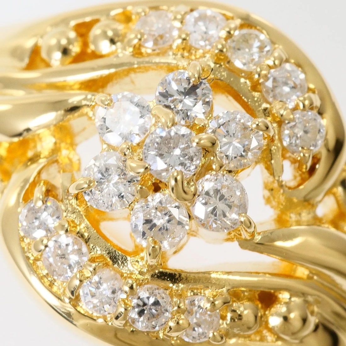 K18 GOLD RING DIAMOND - 2