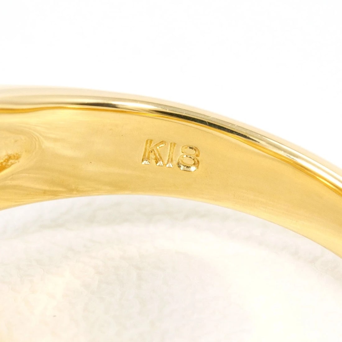 K18 GOLD RING DIAMOND - 5
