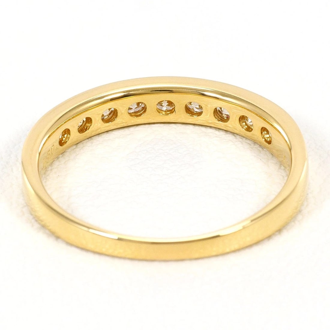 K18 GOLD RING DIAMOND - 4