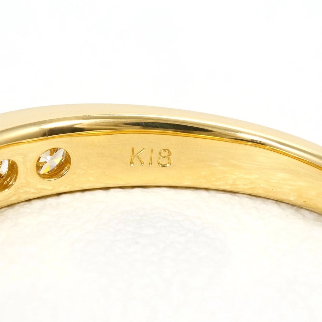 K18 GOLD RING DIAMOND - 5