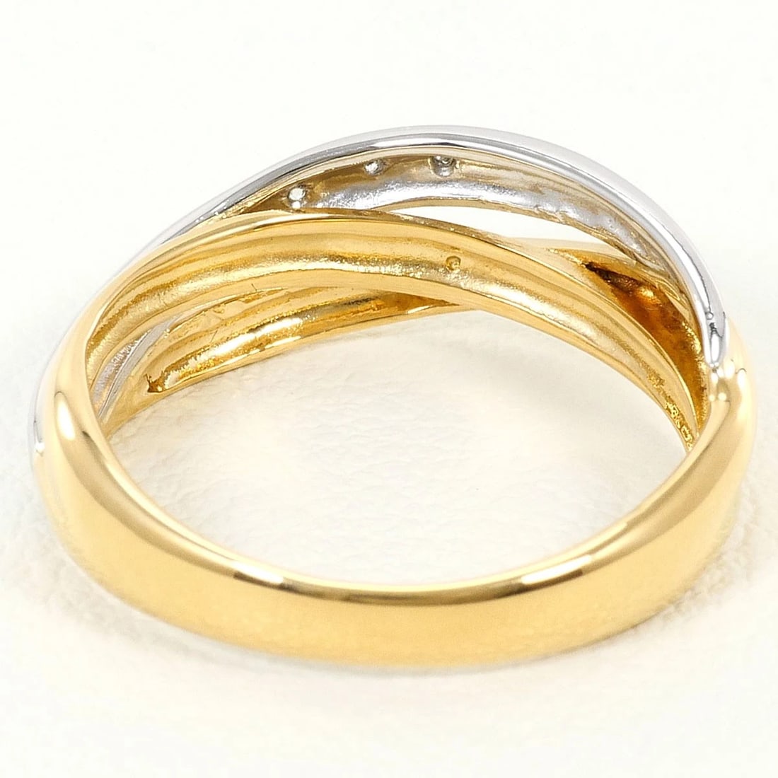 PT900 K18 RING DIAMOND - 4