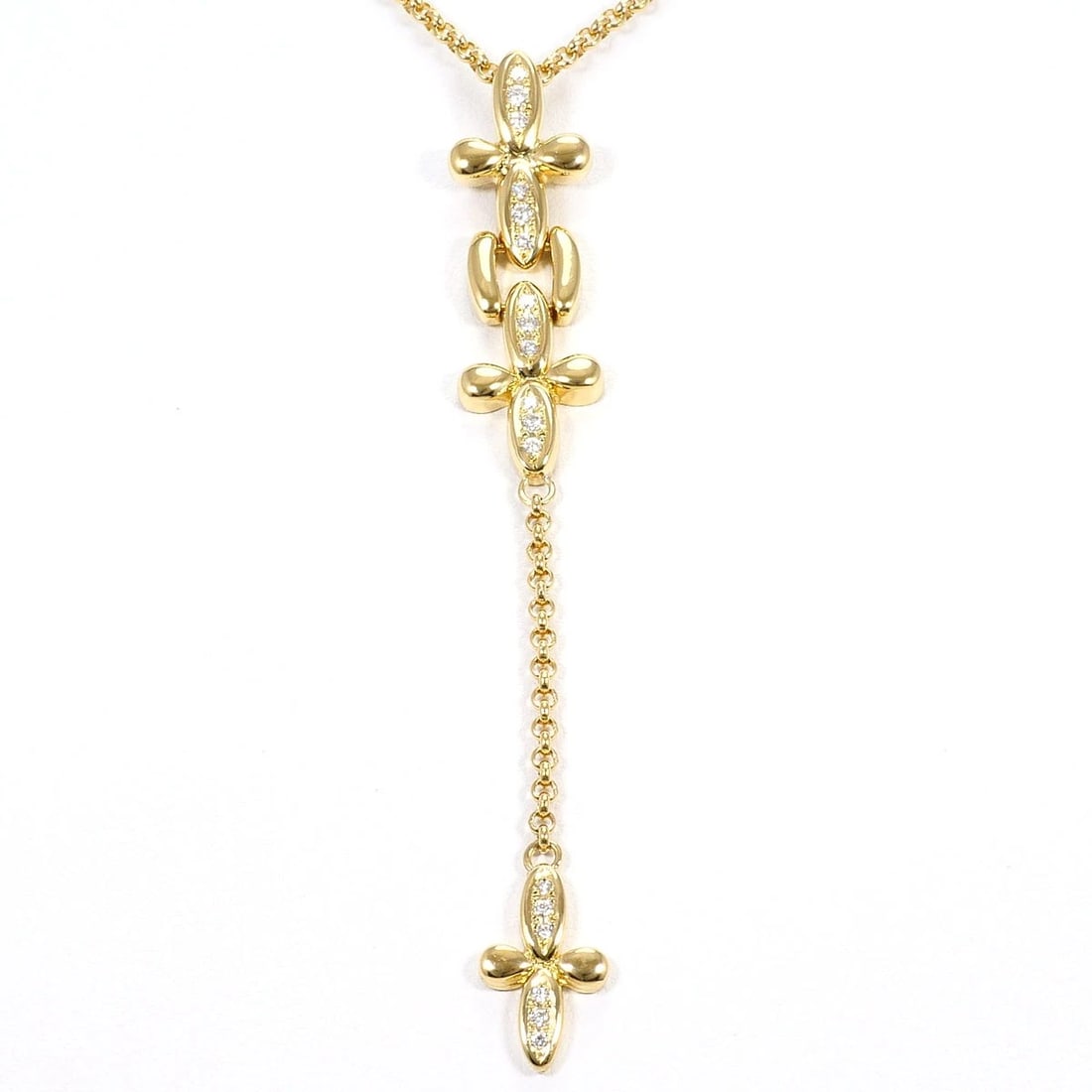 K18 GOLD NECKLACE DIAMOND (1 of 3)