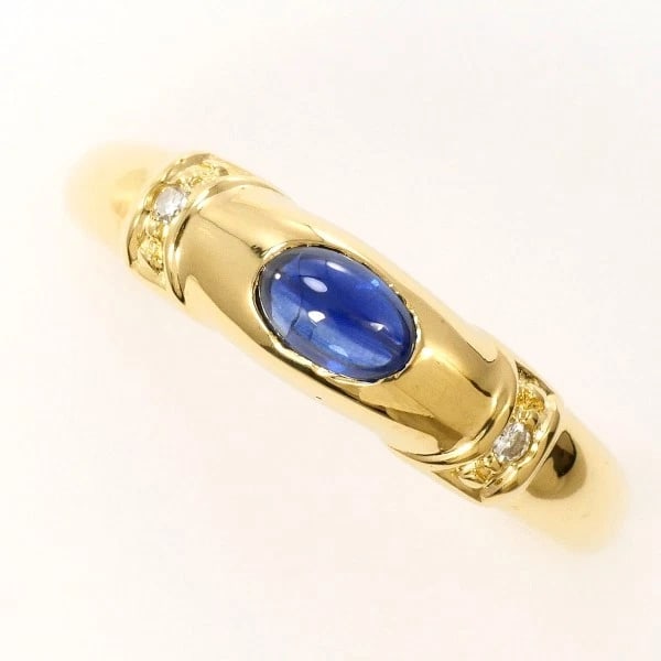 K18 GOLD RING: K18 Gold Ring Brand: No Brand Type/Style: Ring Material: K18/Yellow Gold, Main Stone Natular Color: Yellow Gold Size: US 7 1/4 Accessories: None Accessories Notice: When purchasing pre-owned goods,