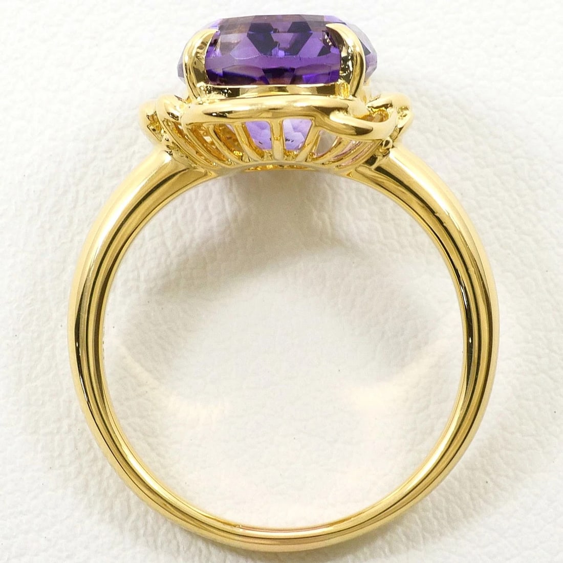 K18 GOLD RING AMETHYST - 3