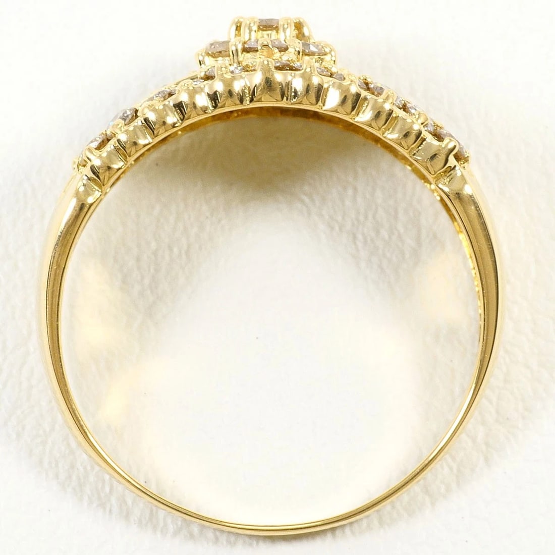 K18 GOLD RING DIAMOND - 3