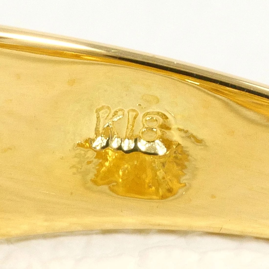K18 GOLD RING DIAMOND - 5