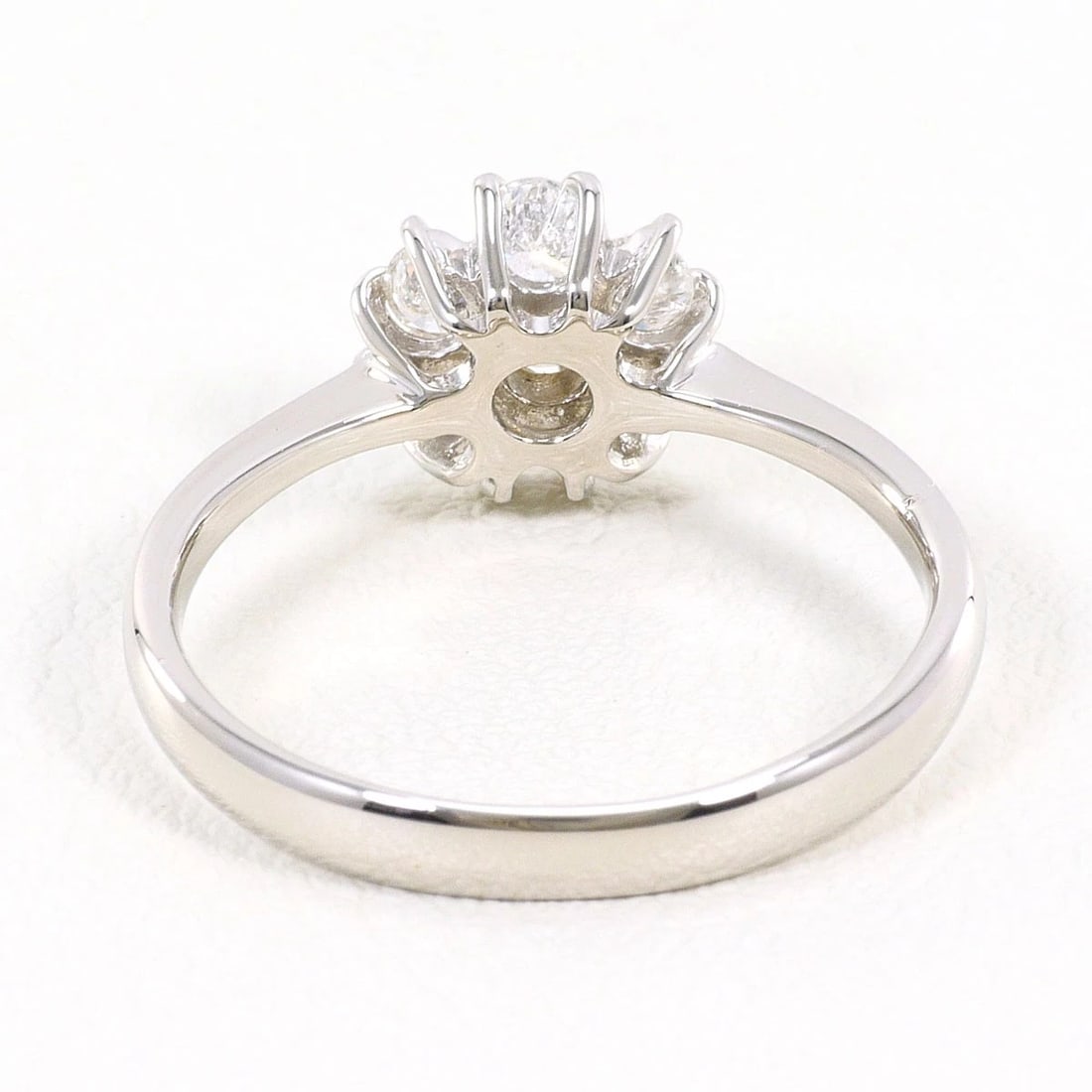 PT900 PLATINUM RING DIAMOND - 4