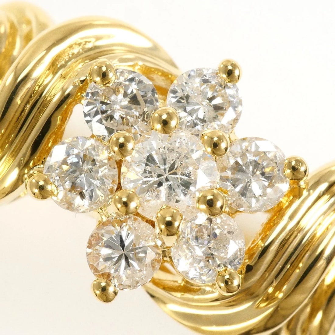 K18 GOLD RING DIAMOND - 2