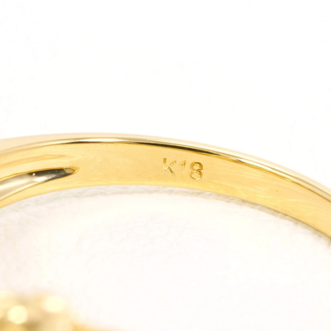K18 GOLD RING DIAMOND - 5