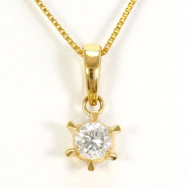 NECKLACE K18/YELLOW GOLD: Necklace K18/Yellow Gold Brand: No Brand Type/Style: Necklace Material: K18/Yellow Gold, Main Stone Natural Color: Yellow Gold Size: Top: Total length around 13 x 0.2" (Top and chain are detachable),