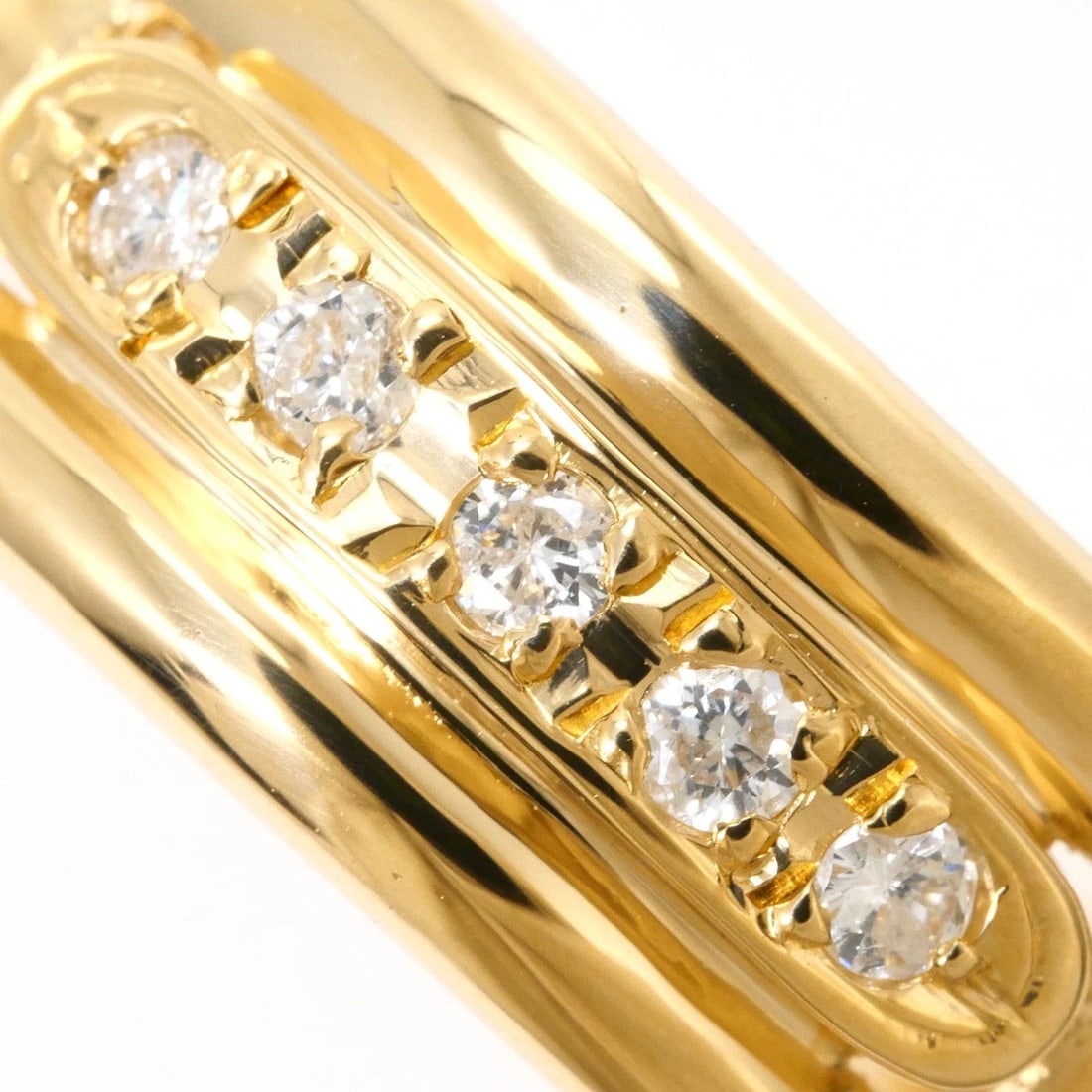 K18 GOLD RING DIAMOND - 2