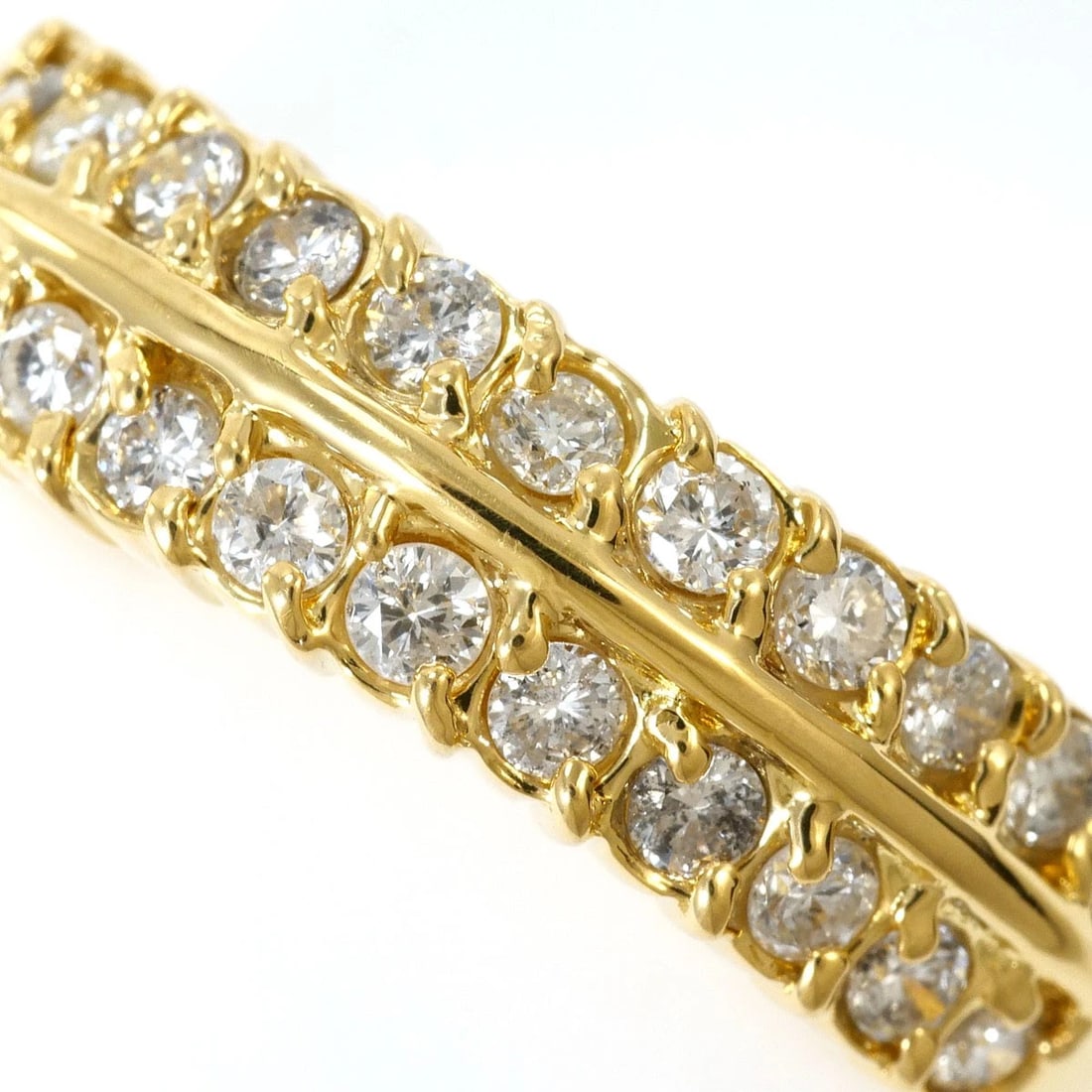 K18 GOLD RING DIAMOND - 2