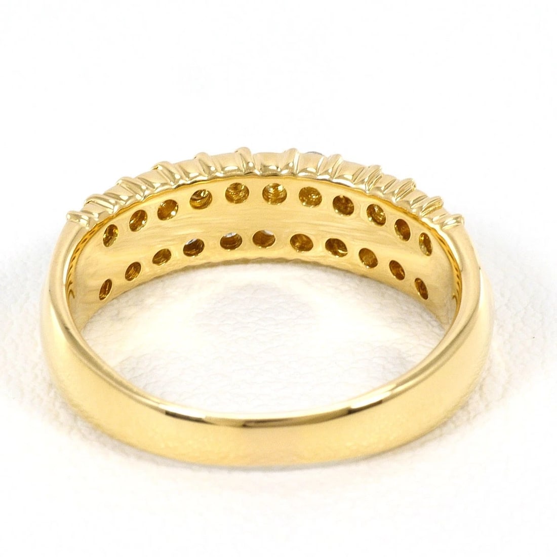 K18 GOLD RING DIAMOND - 4