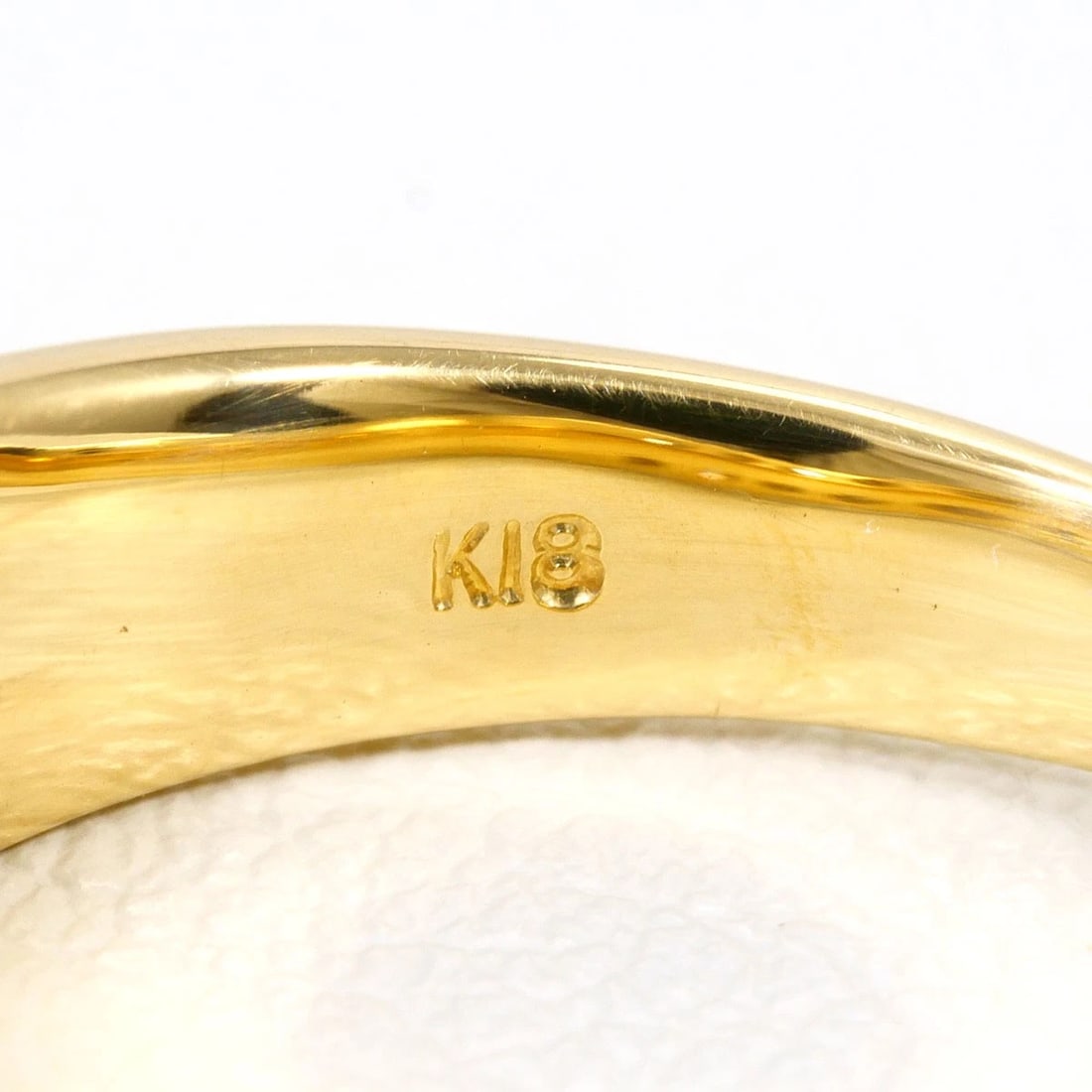 K18 GOLD RING DIAMOND - 5