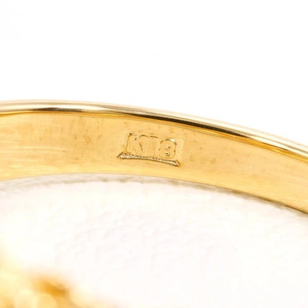 K18YG RING, DIAMOND - 4