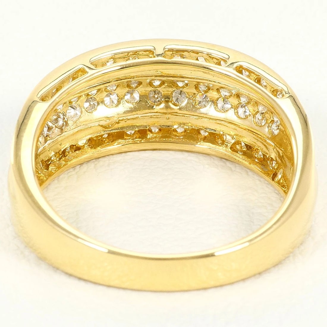 K18 GOLD RING DIAMOND - 4