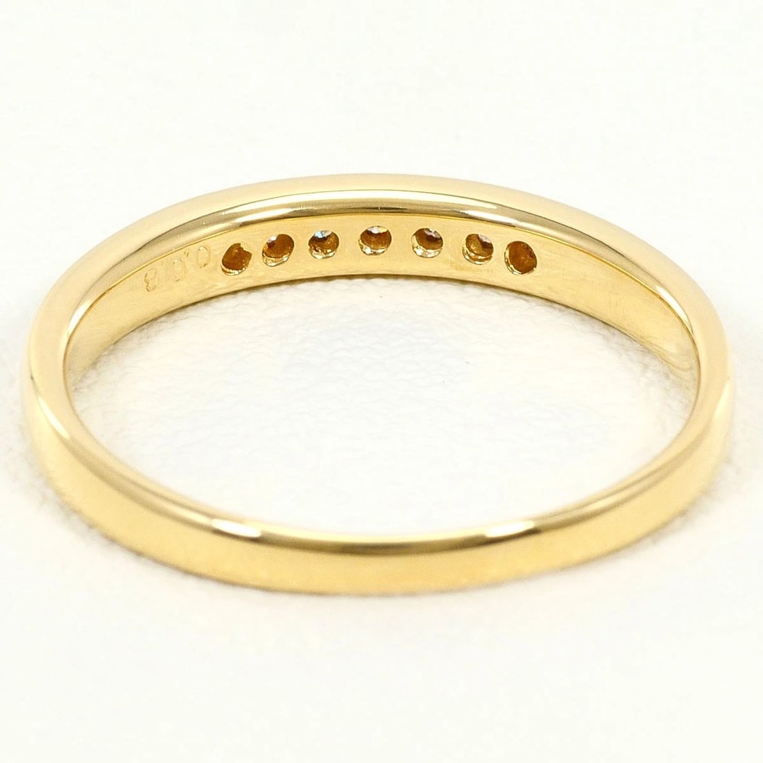 K18 GOLD RING DIAMOND - 3