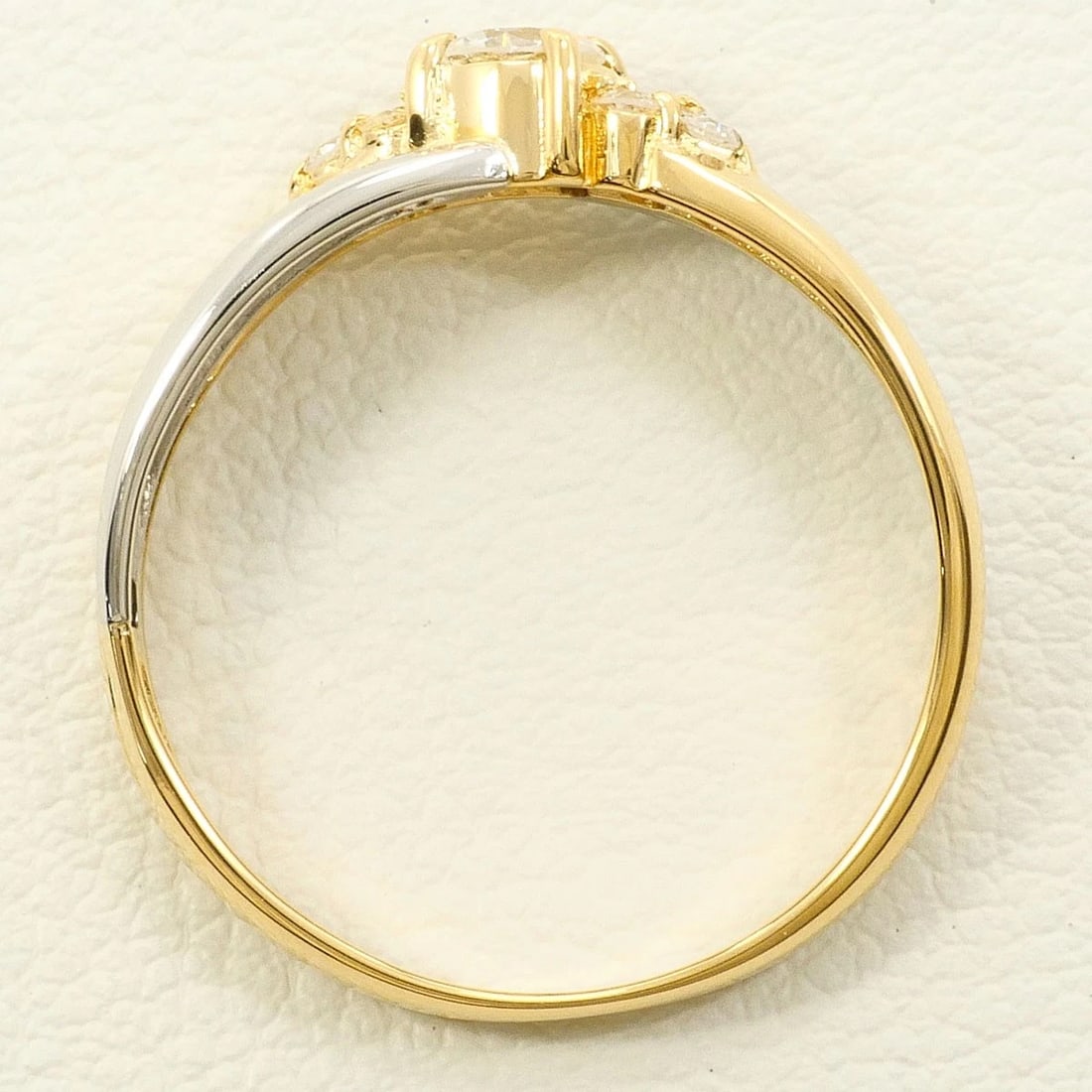 PT900 K18 RING DIAMOND - 2