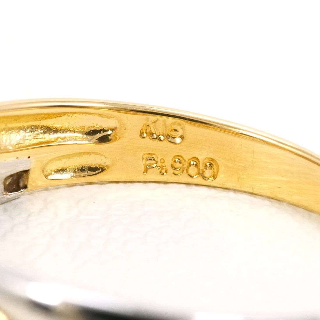 PT900 K18 RING DIAMOND - 4
