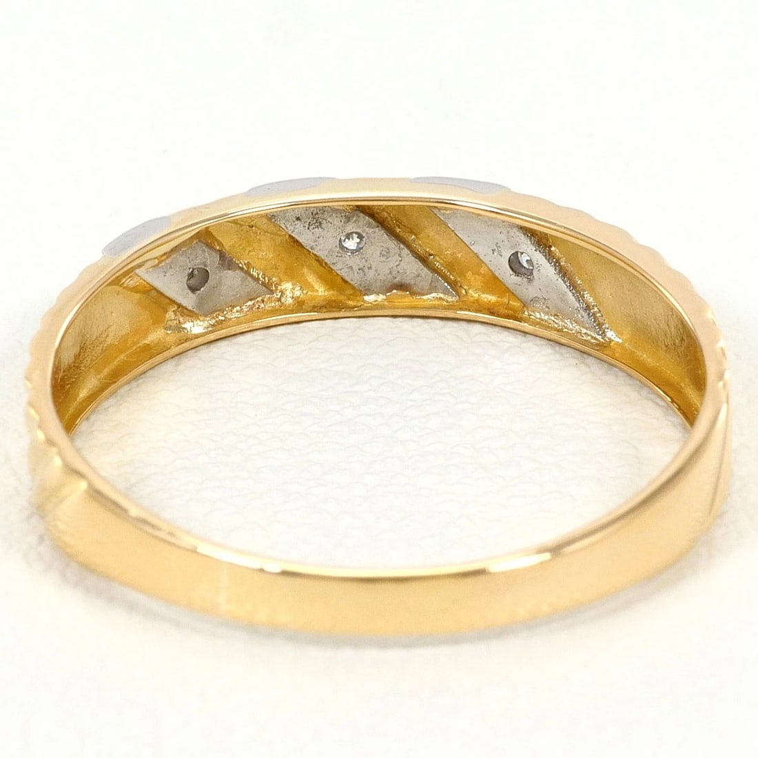 PT900 K18 RING DIAMOND - 3