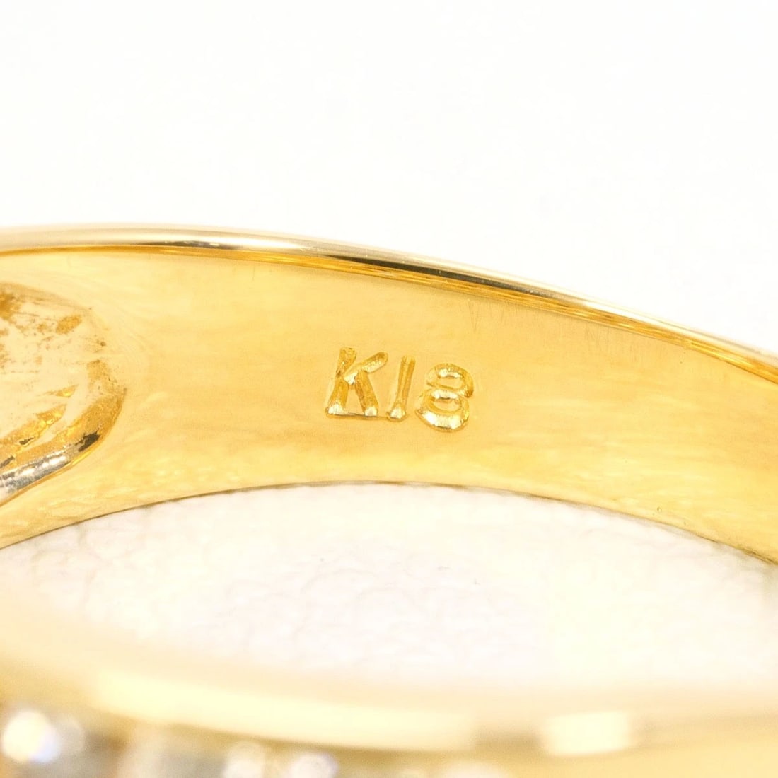 K18 GOLD RING DIAMOND - 5