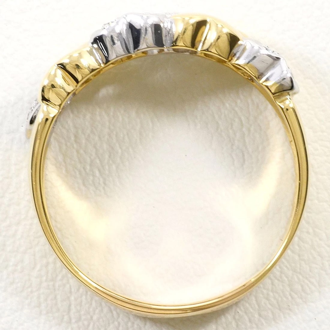 K18 GOLD RING DIAMOND - 3
