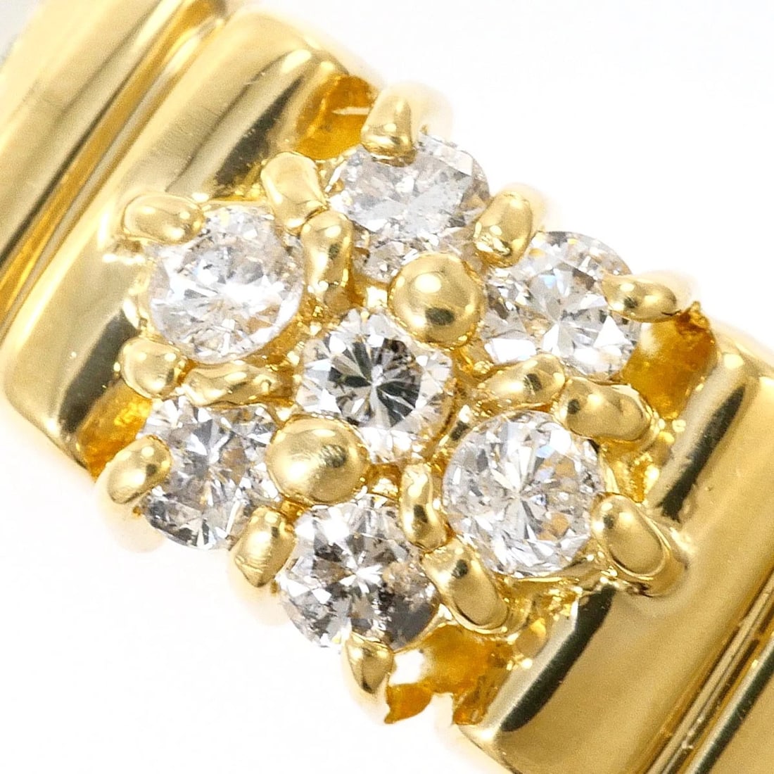 PT900 K18 RING DIAMOND - 2