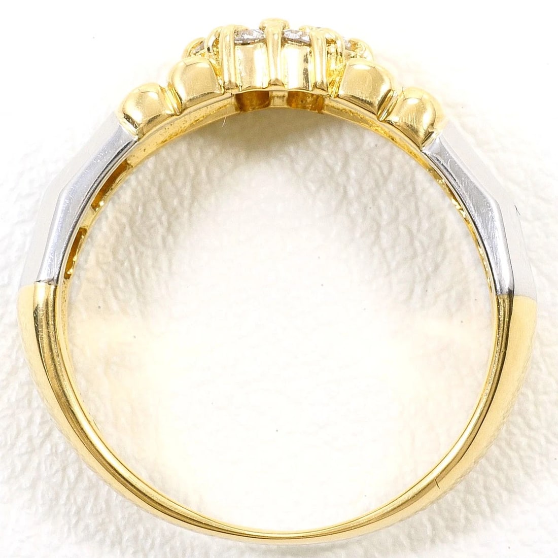 PT900 K18 RING DIAMOND - 3