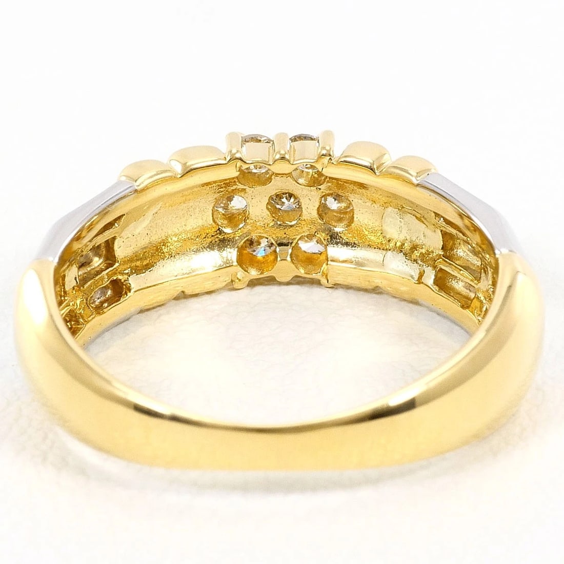 PT900 K18 RING DIAMOND - 4