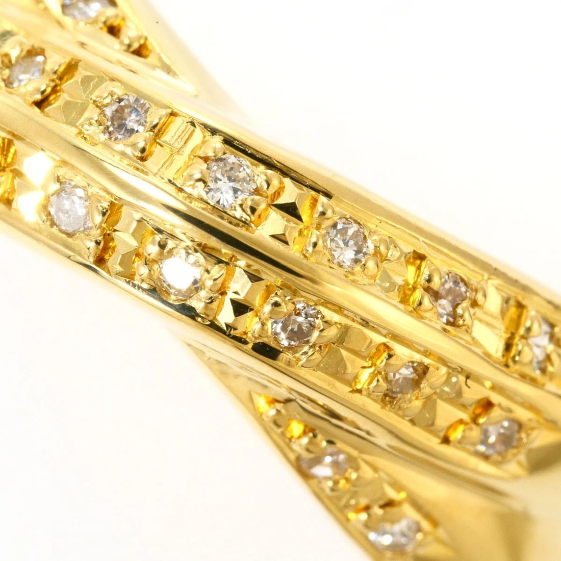 K18 GOLD RING DIAMOND - 2