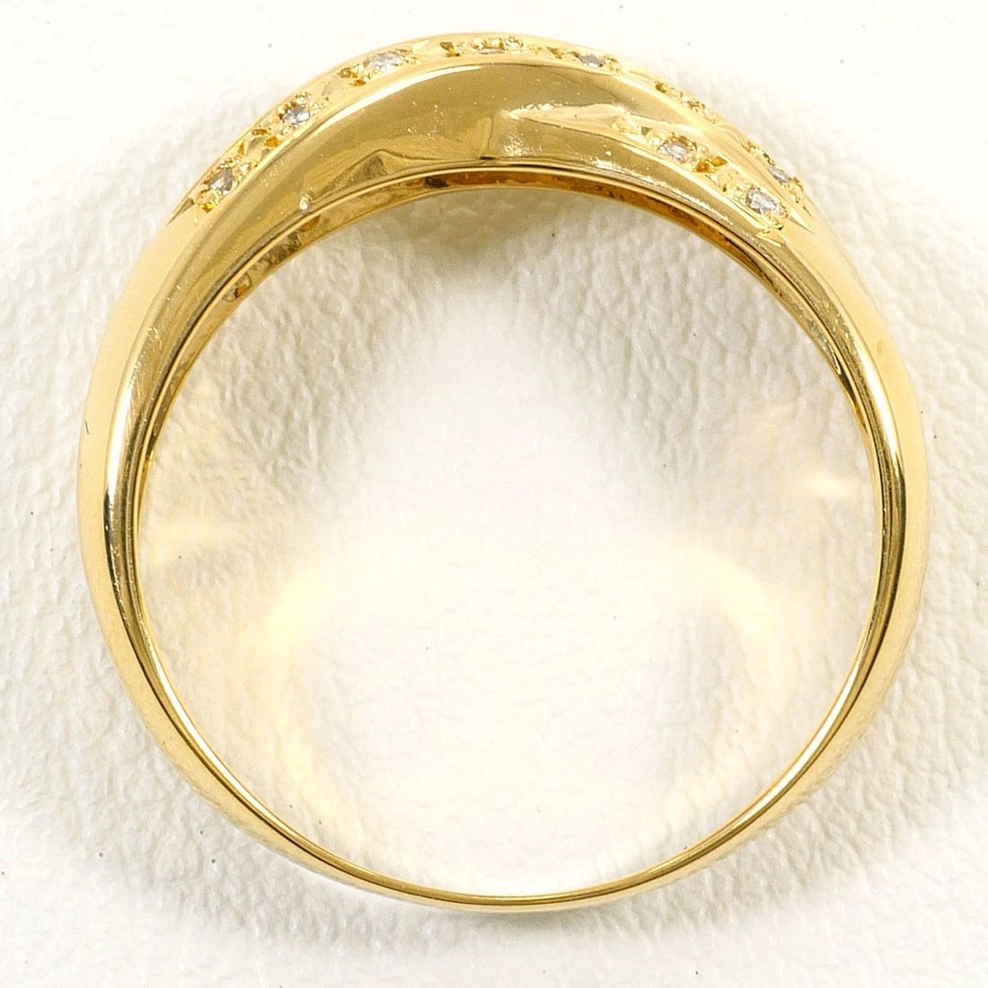 K18 GOLD RING DIAMOND - 3