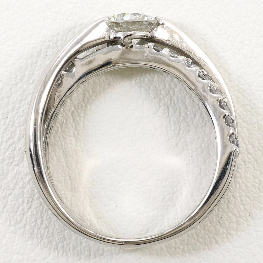 K18 GOLD RING DIAMOND - 3