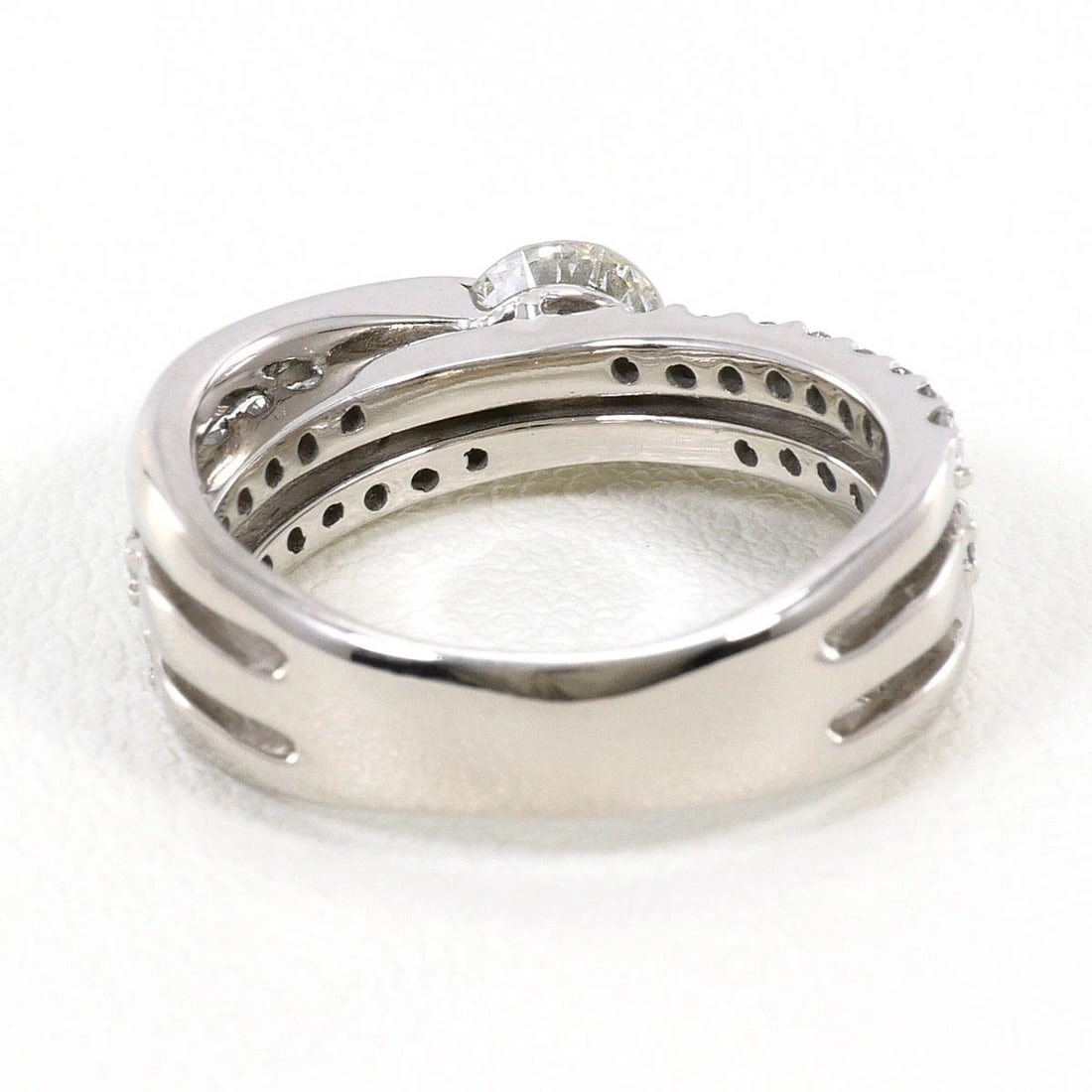 K18 GOLD RING DIAMOND - 4
