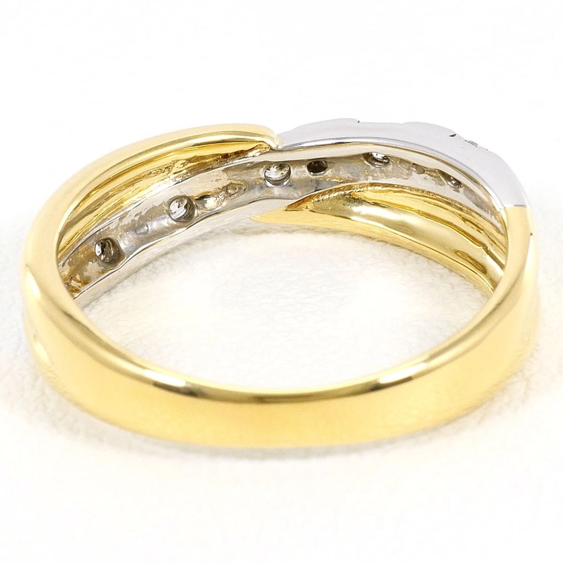 PT900 K18 RING DIAMOND - 4