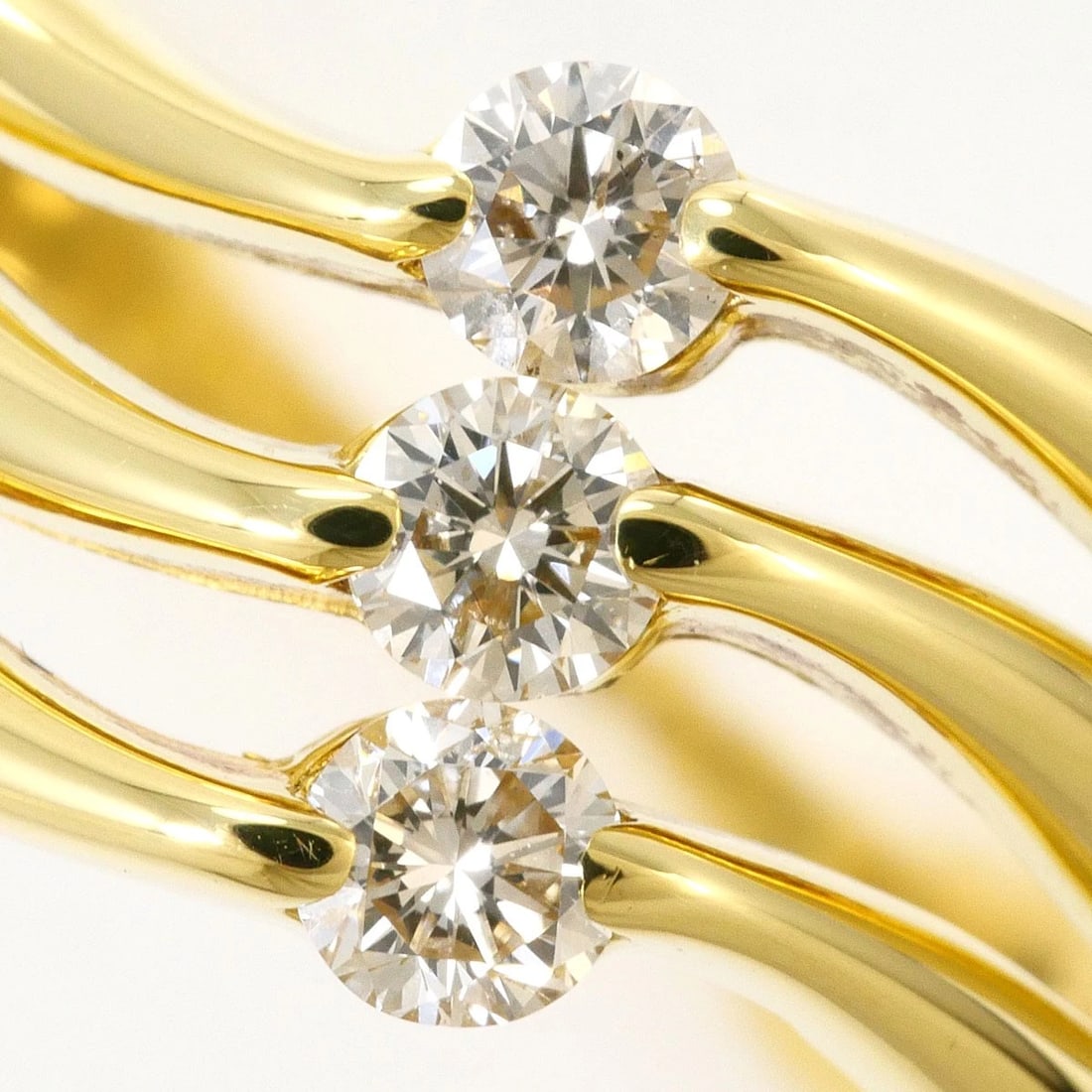 K18 GOLD RING DIAMOND - 2