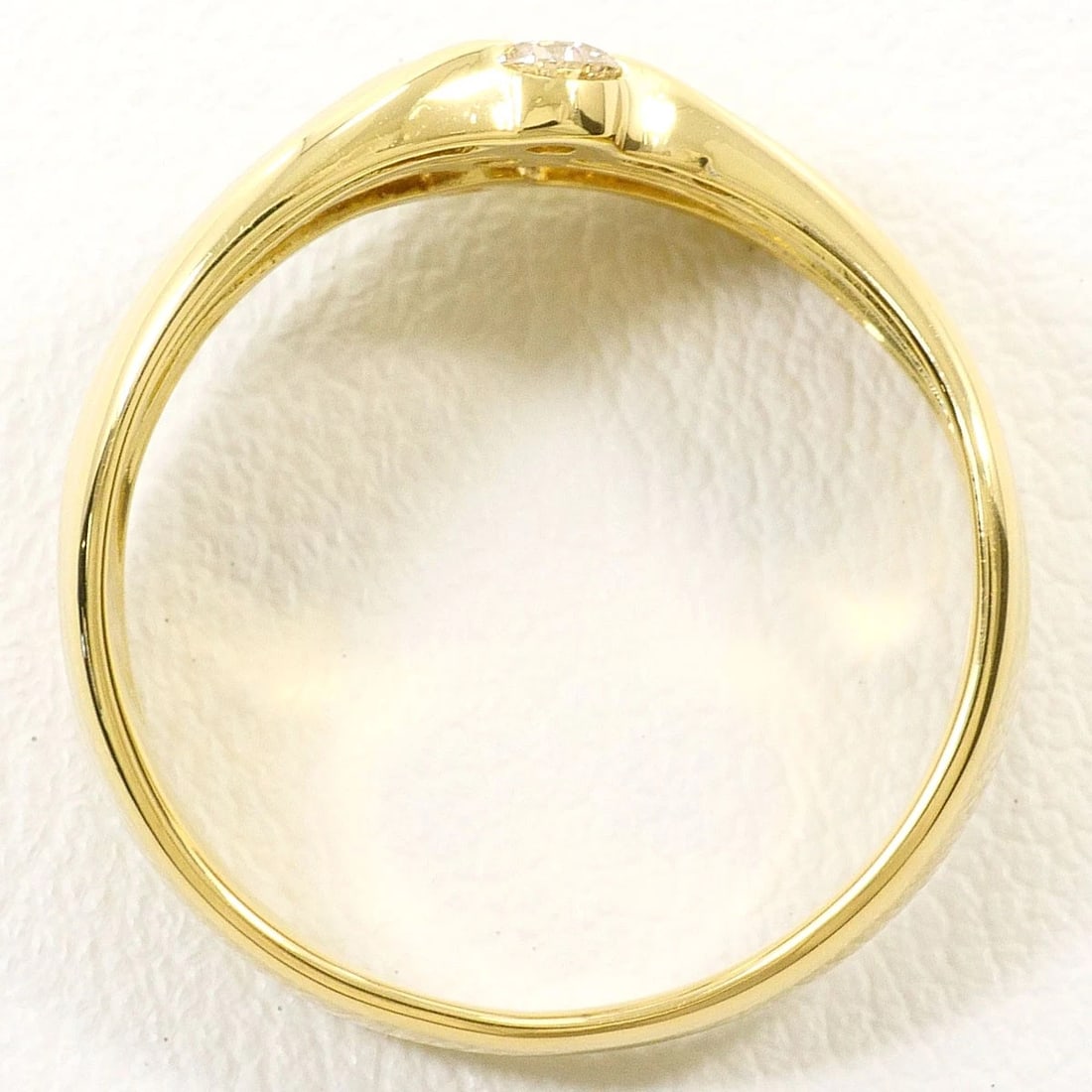 K18 GOLD RING DIAMOND - 3