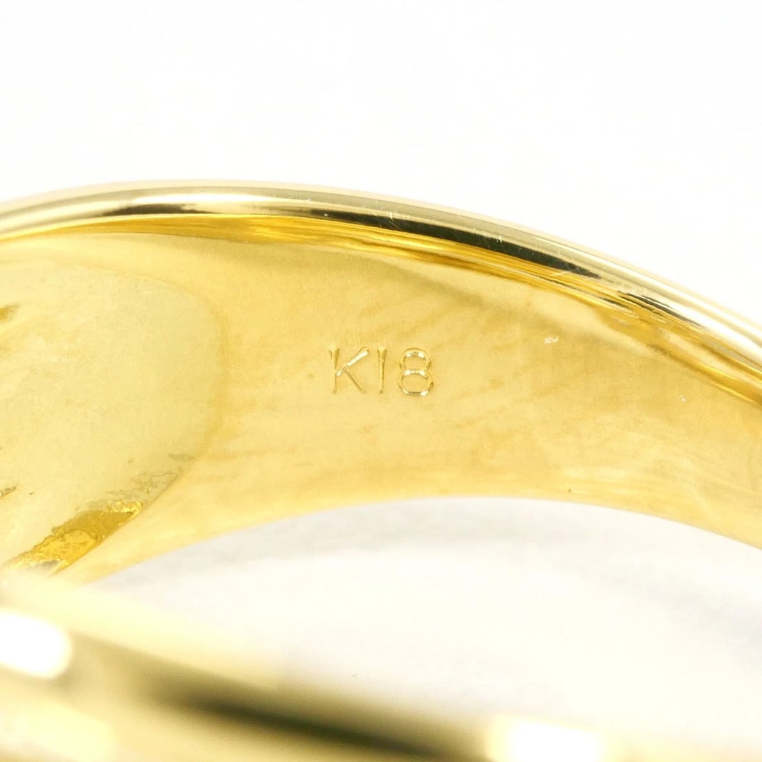 K18 GOLD RING DIAMOND - 5