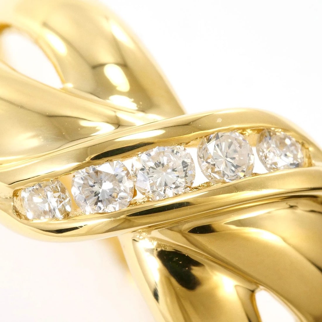 K18 GOLD RING DIAMOND - 2