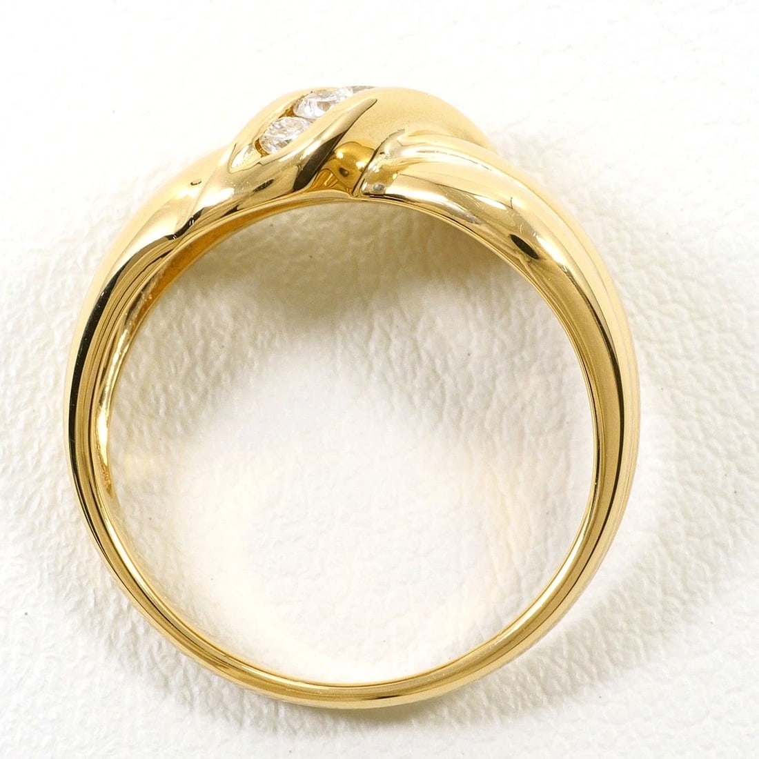 K18 GOLD RING DIAMOND - 3