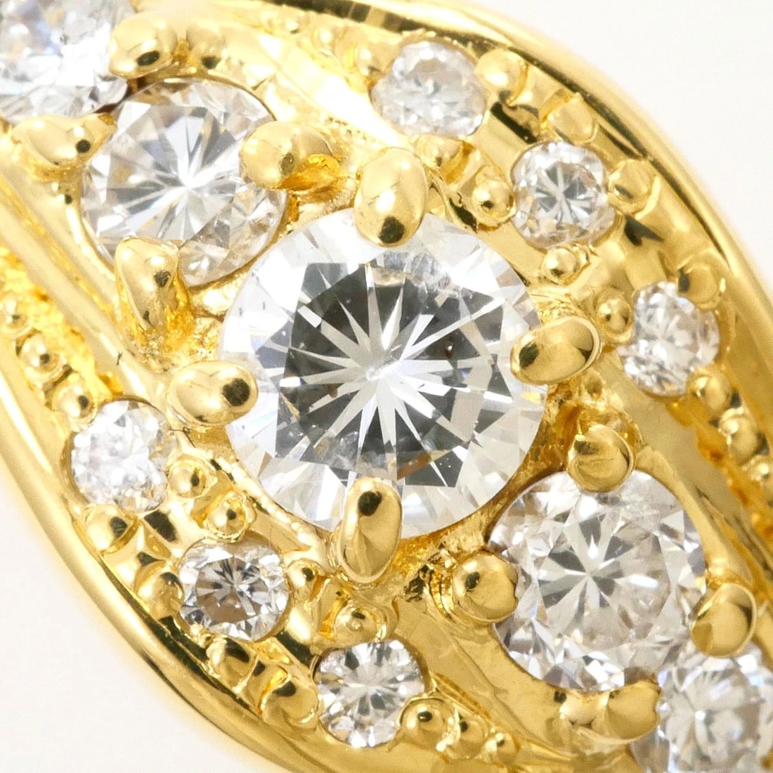 K18 GOLD RING DIAMOND - 2