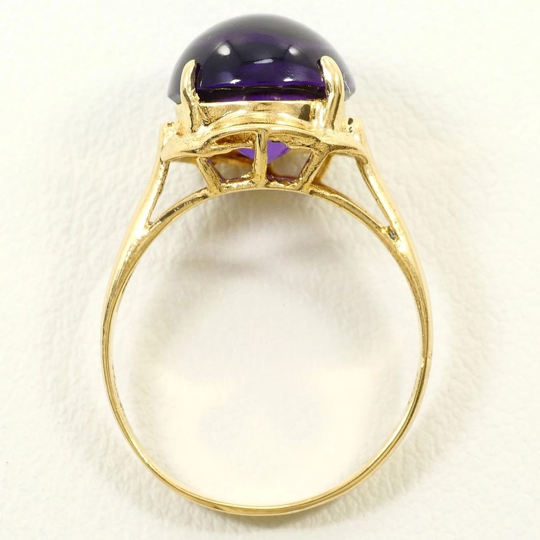 K18 GOLD RING AMETHYST - 2