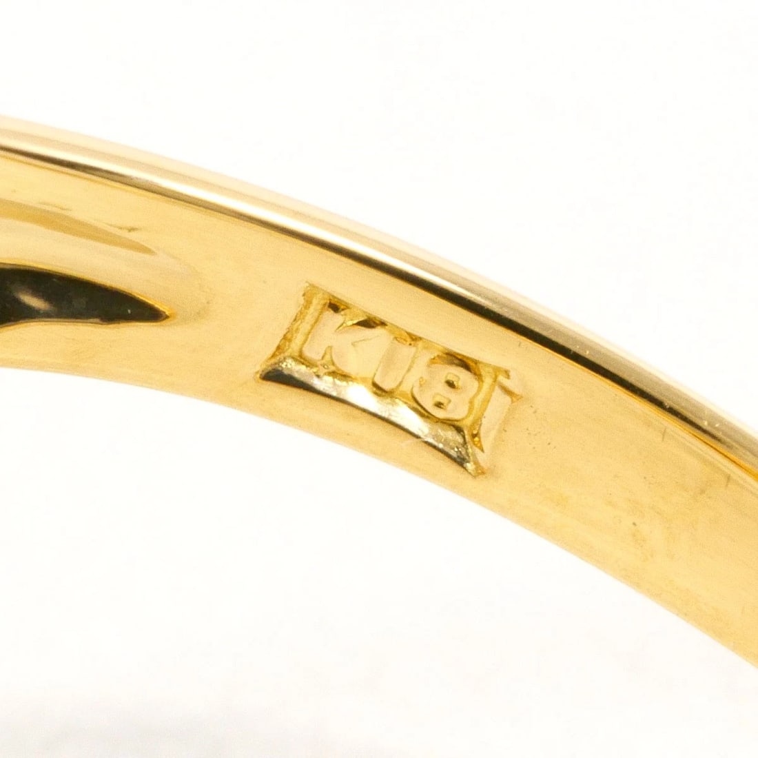 K18 GOLD RING DIAMOND - 4