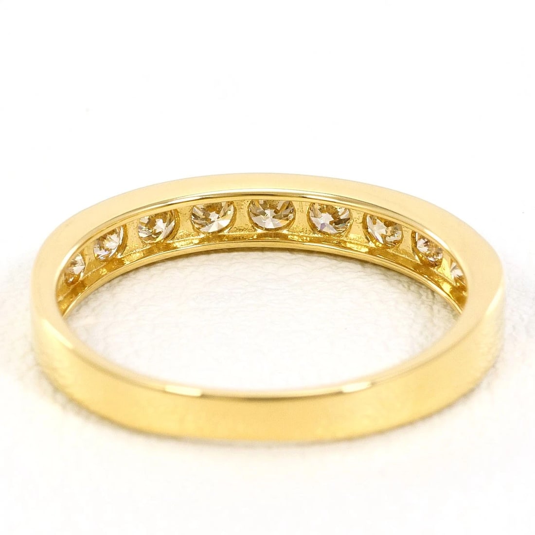 K18 GOLD RING DIAMOND - 3